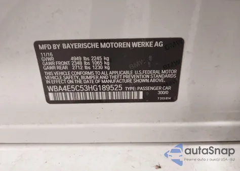 2017 BMW 440I Gran Coupe xDrive z USA, uszkodzony, nr VIN WBA4E5C53HG189525